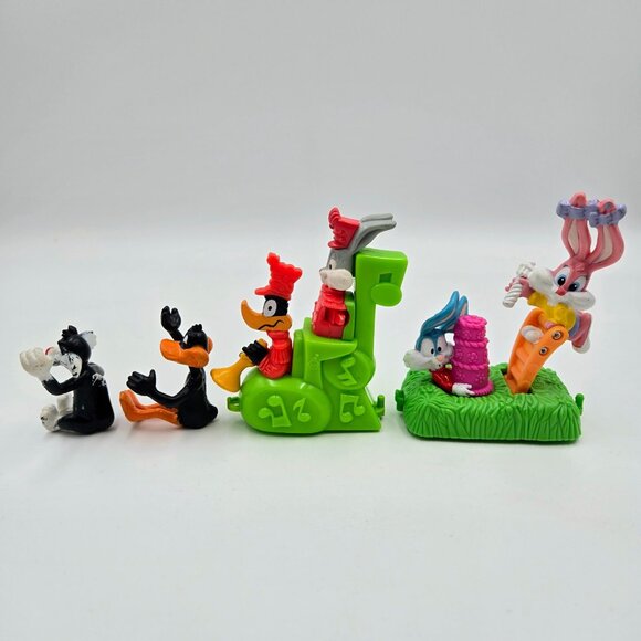 Warner Bros McDonald’s Happy Meal Toy Lot Pinky Brain Daffy Bugs Bunny Animaniac - Picture 9 of 16